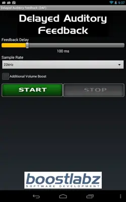 DAF Delayed Auditory Feedback android App screenshot 3